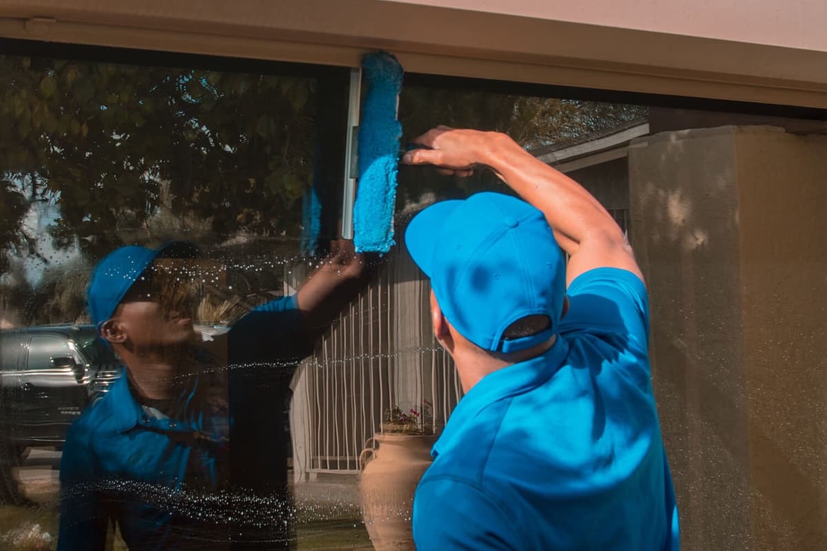 Residential window cleaning